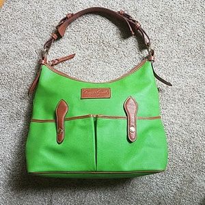 Dooney & Bourke Green Leather Tote